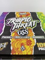 TRIIIO DISPOSABLE 2G Disposable – 1G pre roll + 300MG gummies - Image 2