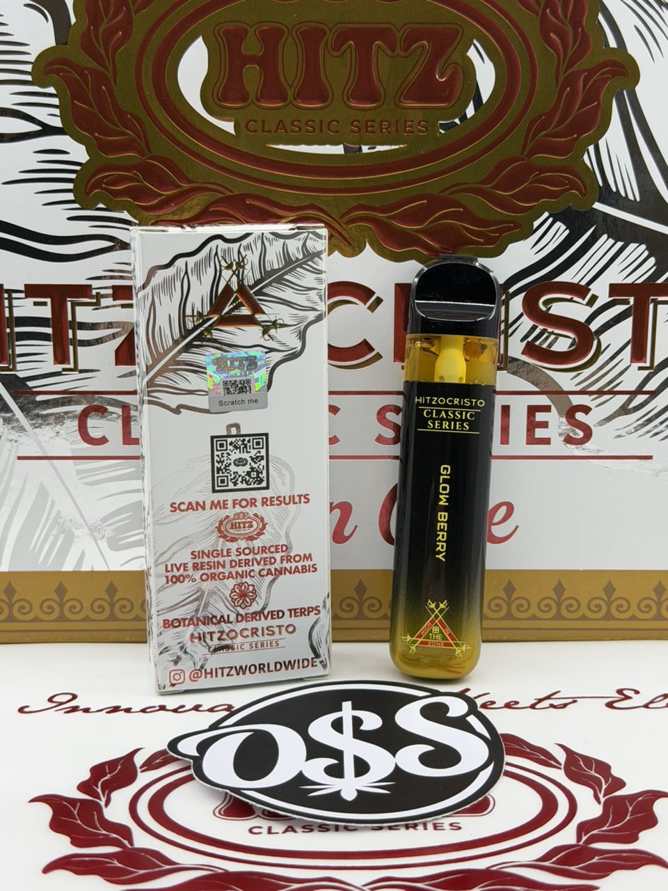 New Authentic HITZOCRISTO Classic Series 2g Disposable New Authentic HITZOCRISTO Classic Series 2g Disposable