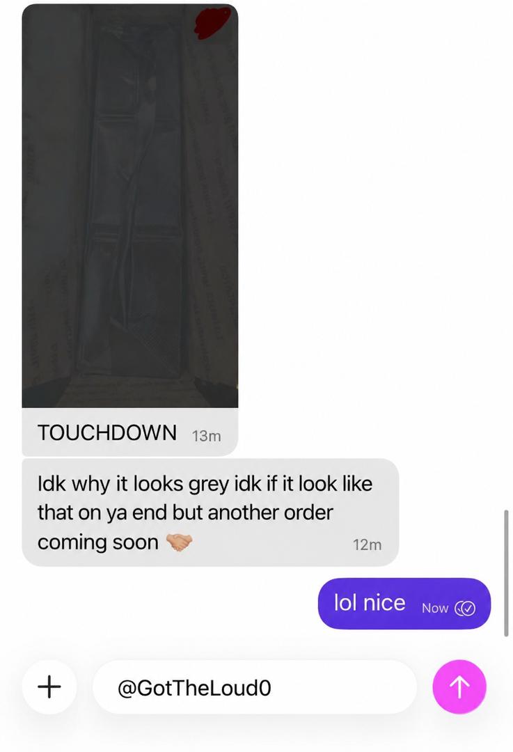 Verified customer vouch