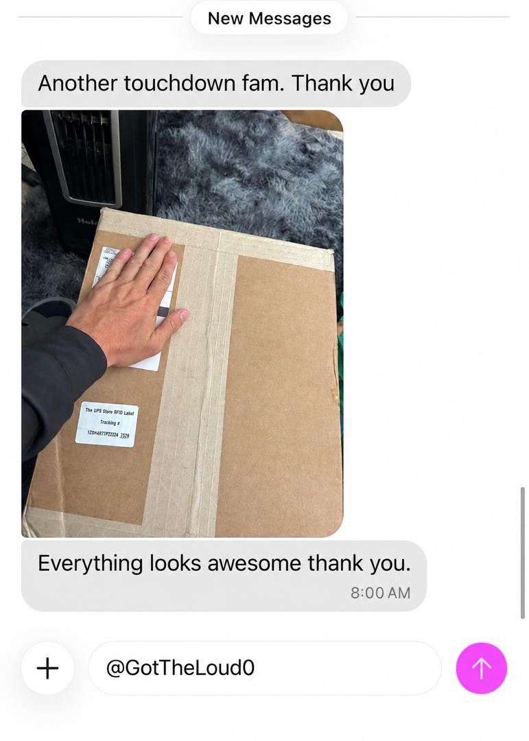 Verified customer vouch