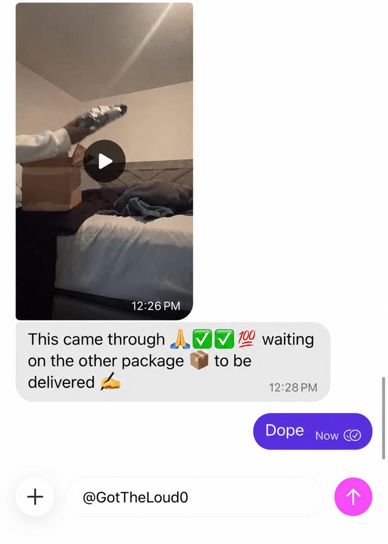 Verified customer vouch